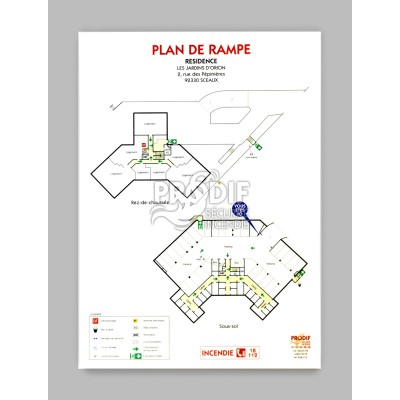 PLAN DE RAMPE A3 PLEXIGLASS 6MM