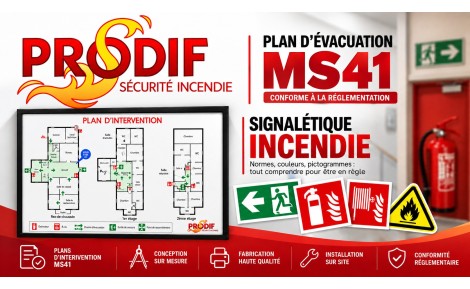 Sécurité incendie ERP : réglementation MS41 et plans obligatoires