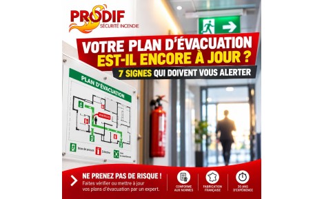 Votre plan d’évacuation est-il encore à jour ? 