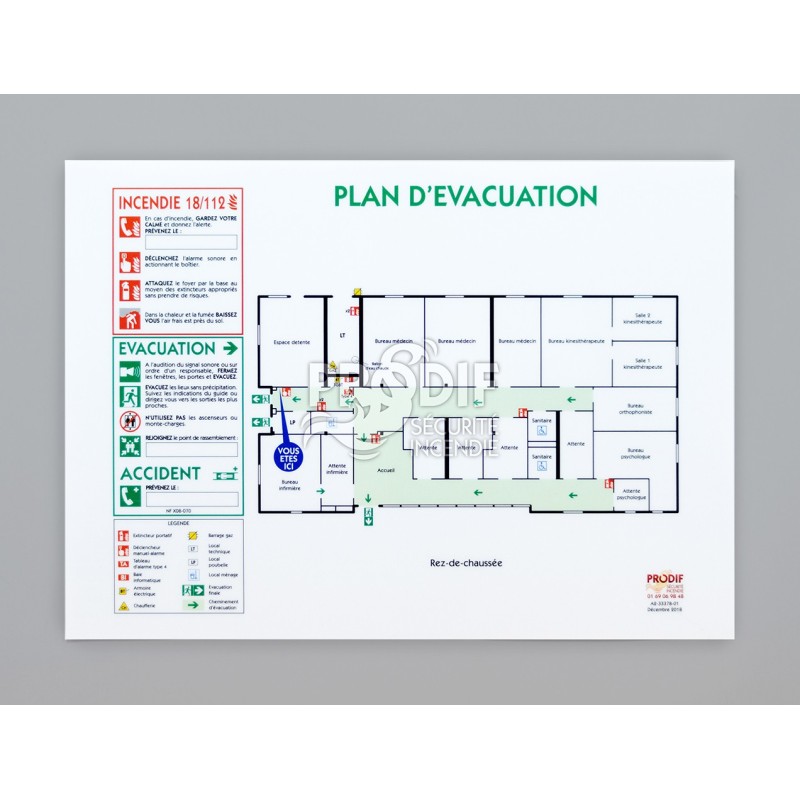 plan évacuation ERP