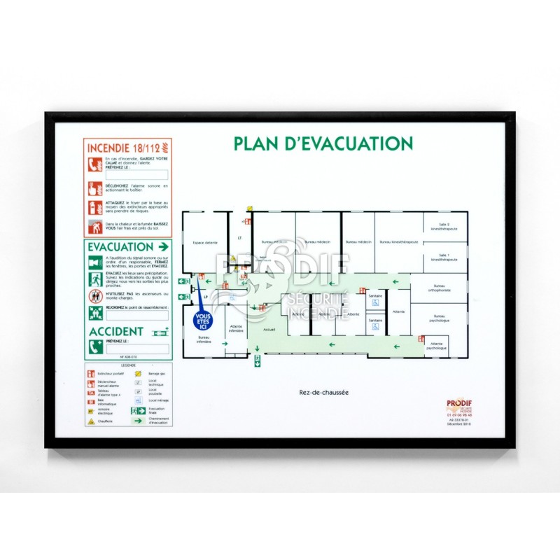plan évacuation 