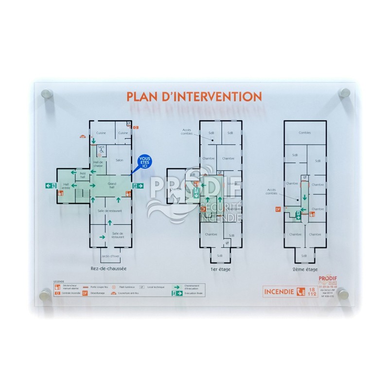 plan d'intervention incendie &agrave; Rodez